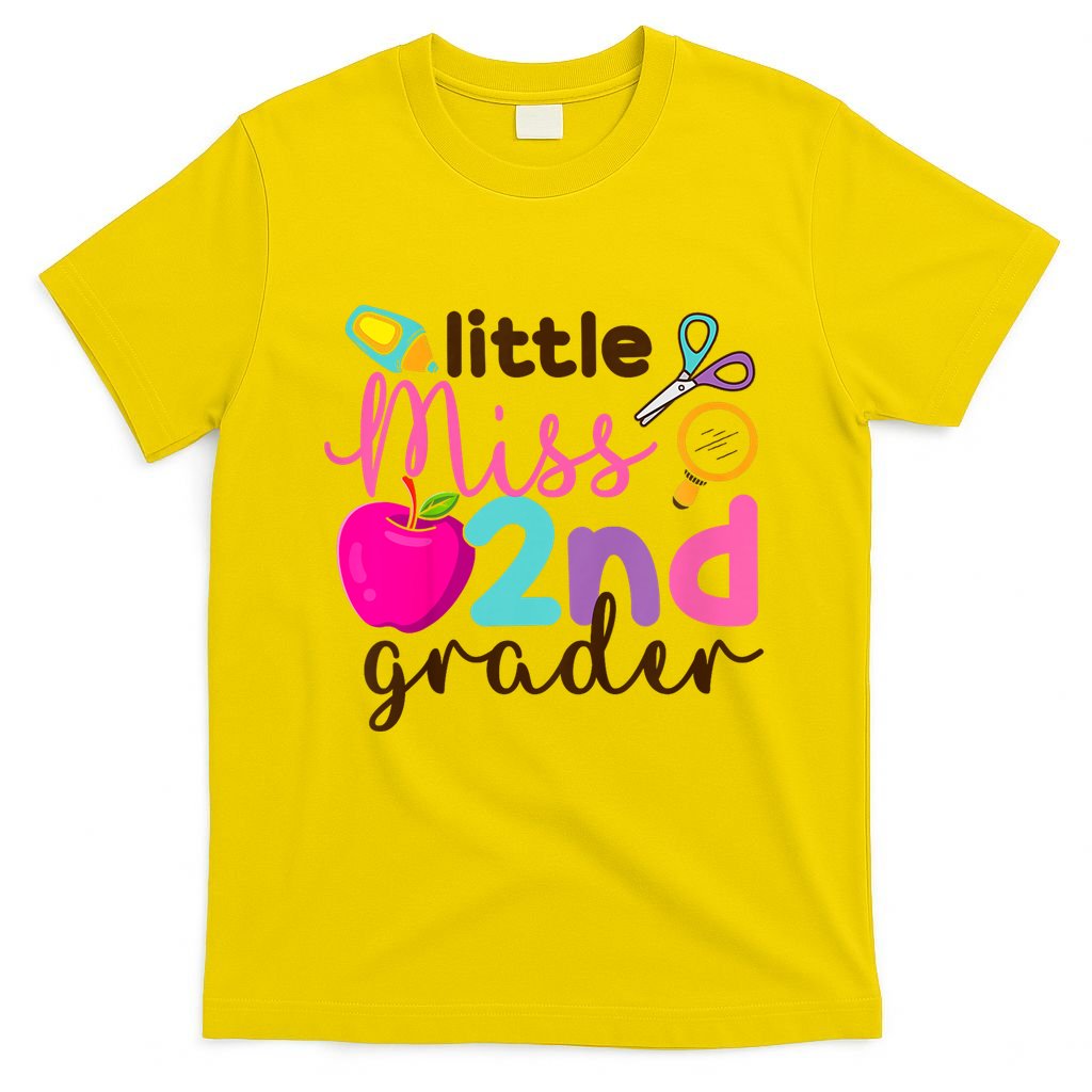 Little Miss 2nd Grade First Day Of Second Grade Cute T-Shirt