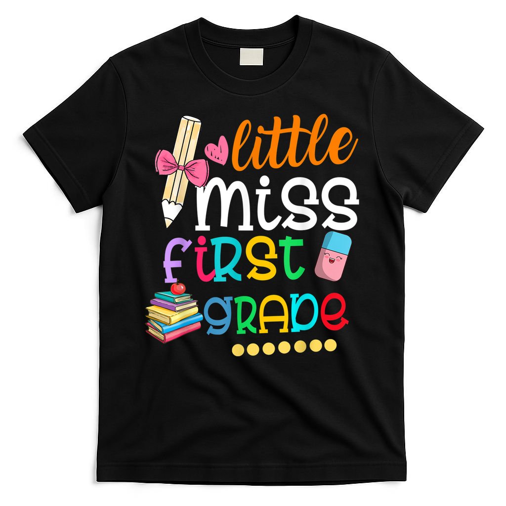 Little Miss First Grade Back To School T-Shirt