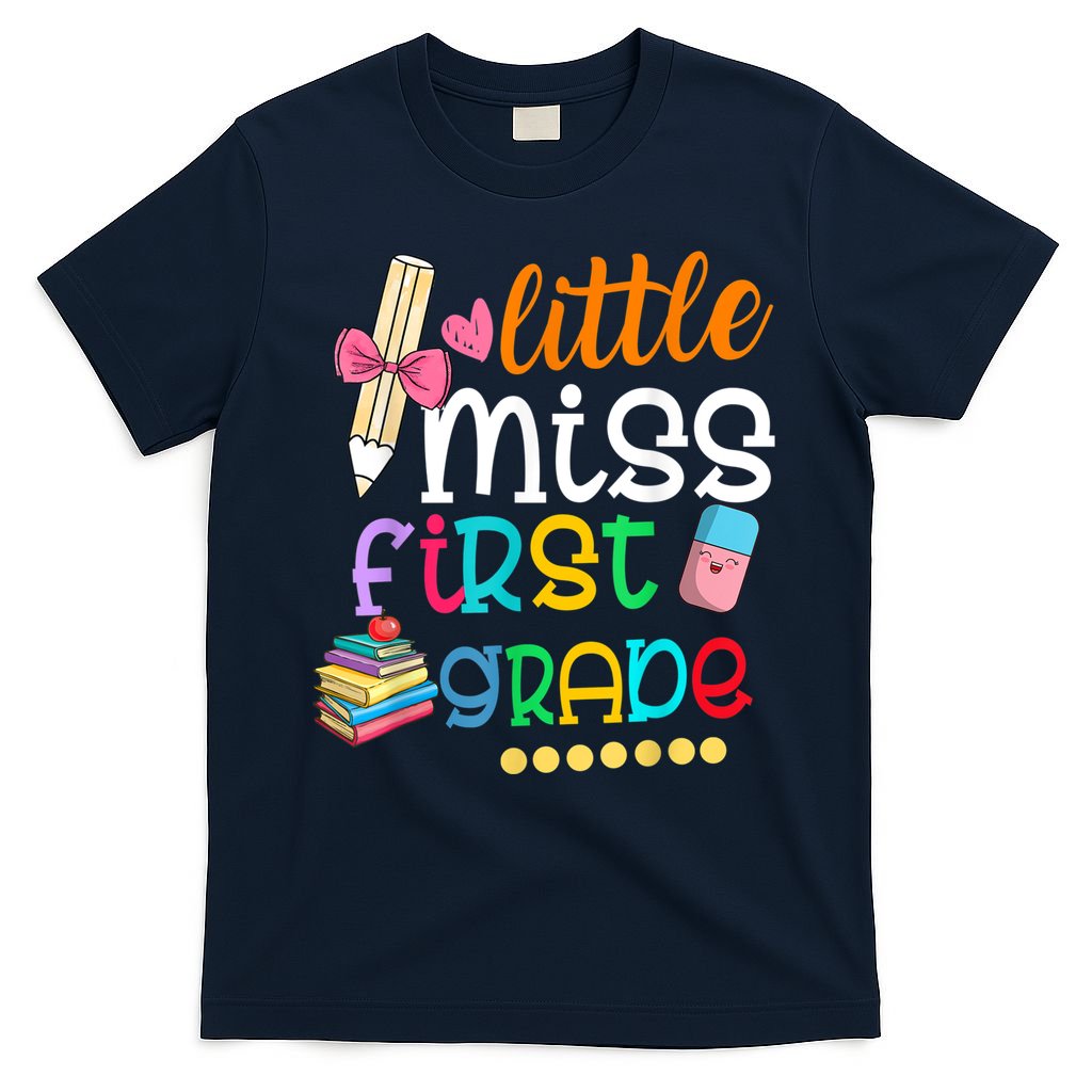 Little Miss First Grade Back To School T-Shirt