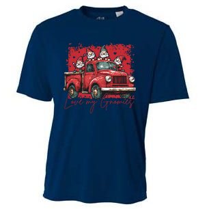 Love My Gnomes ValentineS Day Lover Cooling Performance Crew T-Shirt