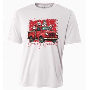 Love My Gnomes ValentineS Day Lover Cooling Performance Crew T-Shirt
