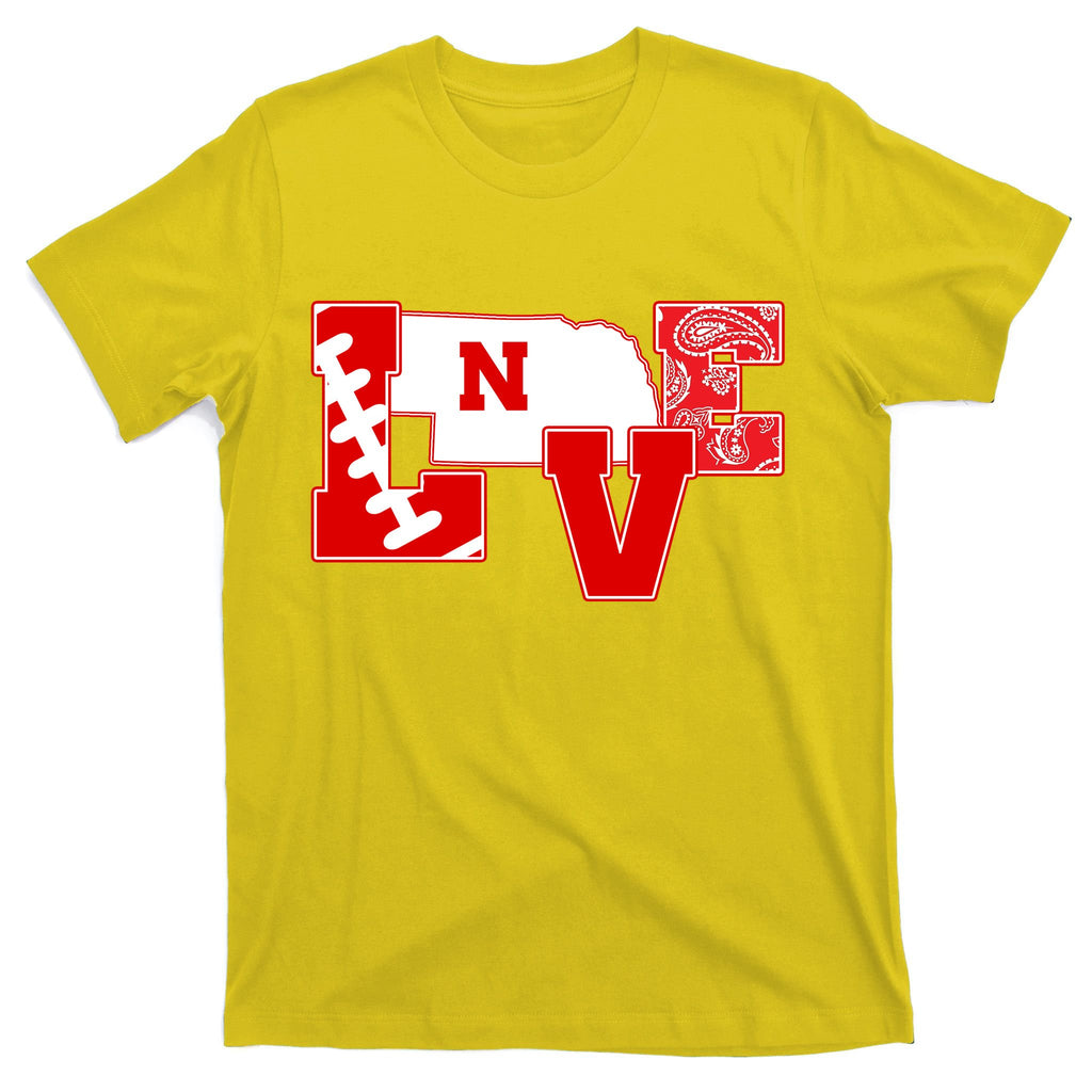 Love Nebraska Football T-Shirt