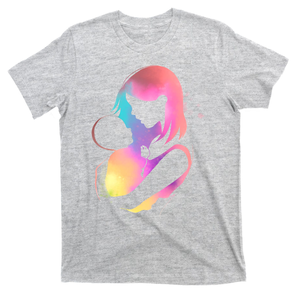 Loving New Mom Cute Gift Colorful T-Shirt