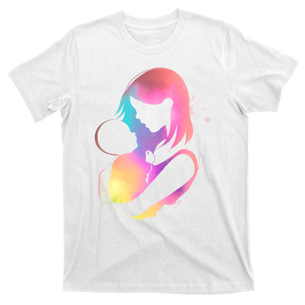 Loving New Mom Cute Gift Colorful T-Shirt