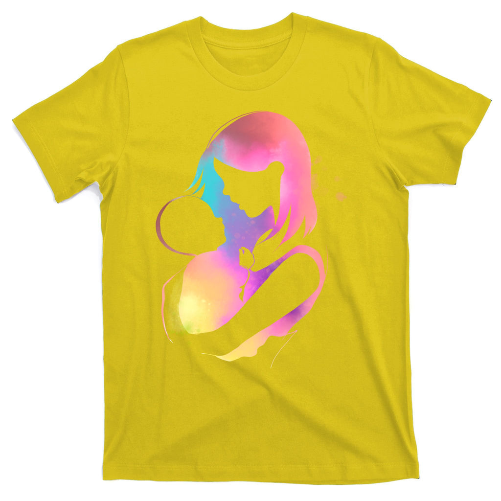 Loving New Mom Cute Gift Colorful T-Shirt