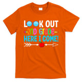 Look Out 2nd Grade Here I Come Back To School First Day Gift T-Shirt