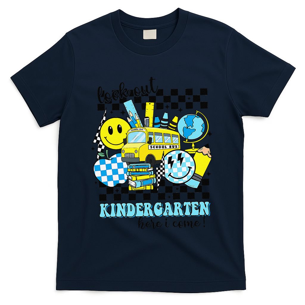 Look Out Kindergarten Here I Come Back To School Gift T-Shirt