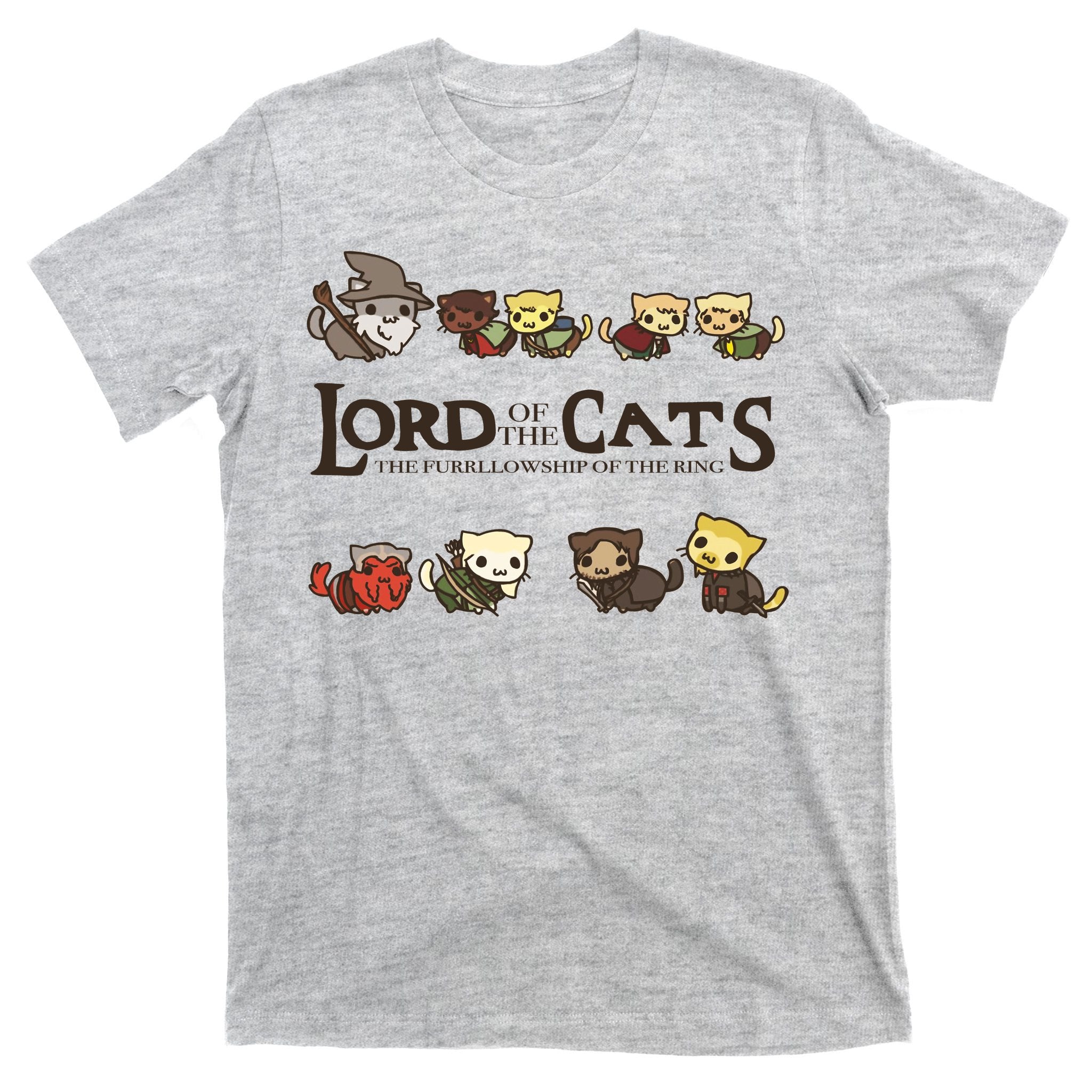 Lord Of The Cats The Furrllowship Of The Ring T-Shirt