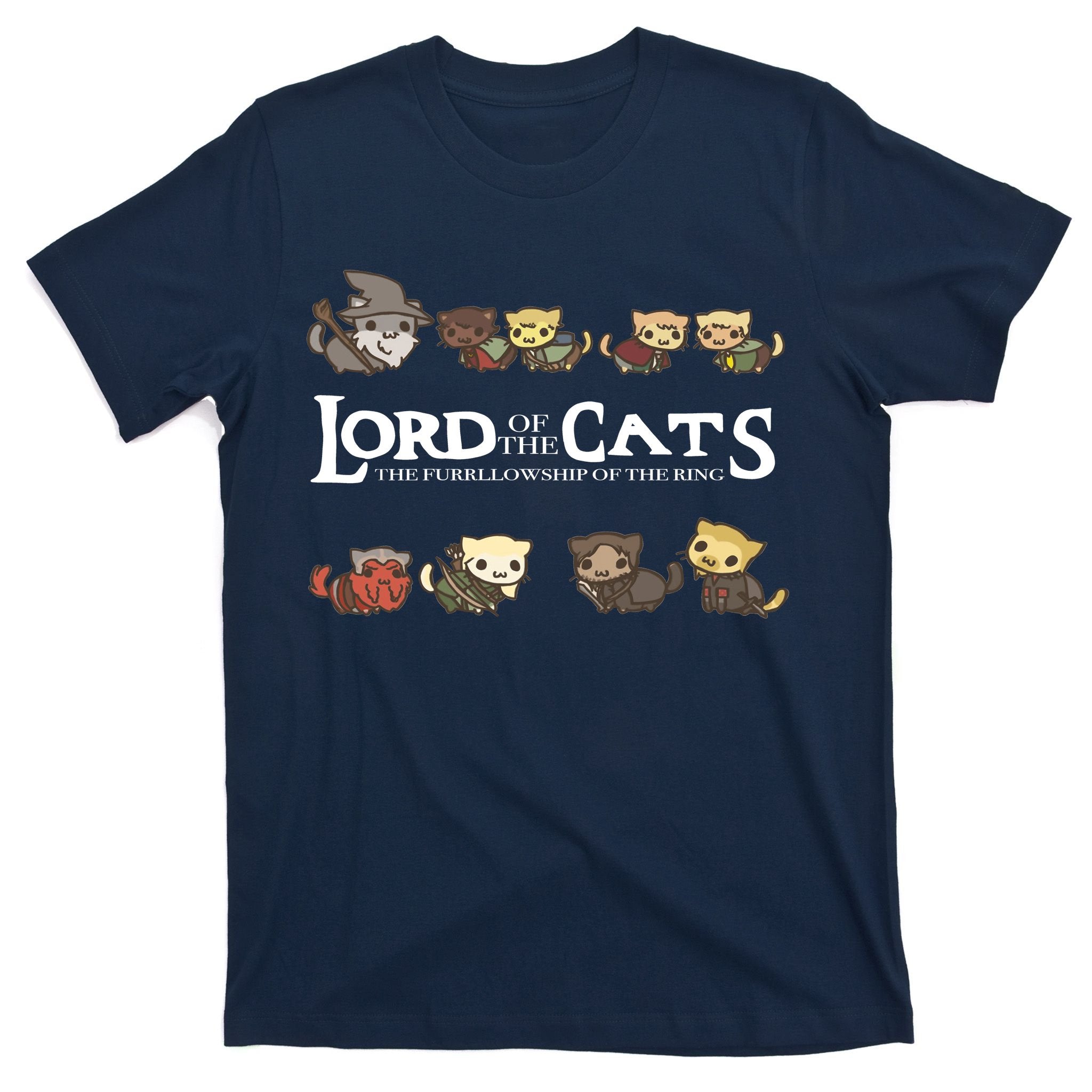 Lord Of The Cats The Furrllowship Of The Ring T-Shirt