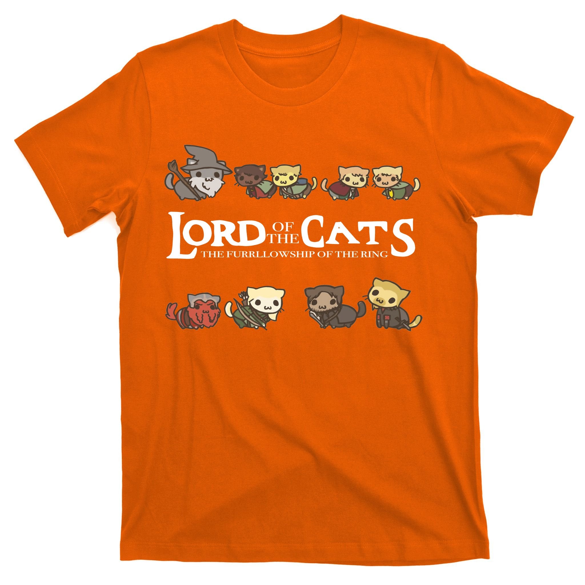 Lord Of The Cats The Furrllowship Of The Ring T-Shirt