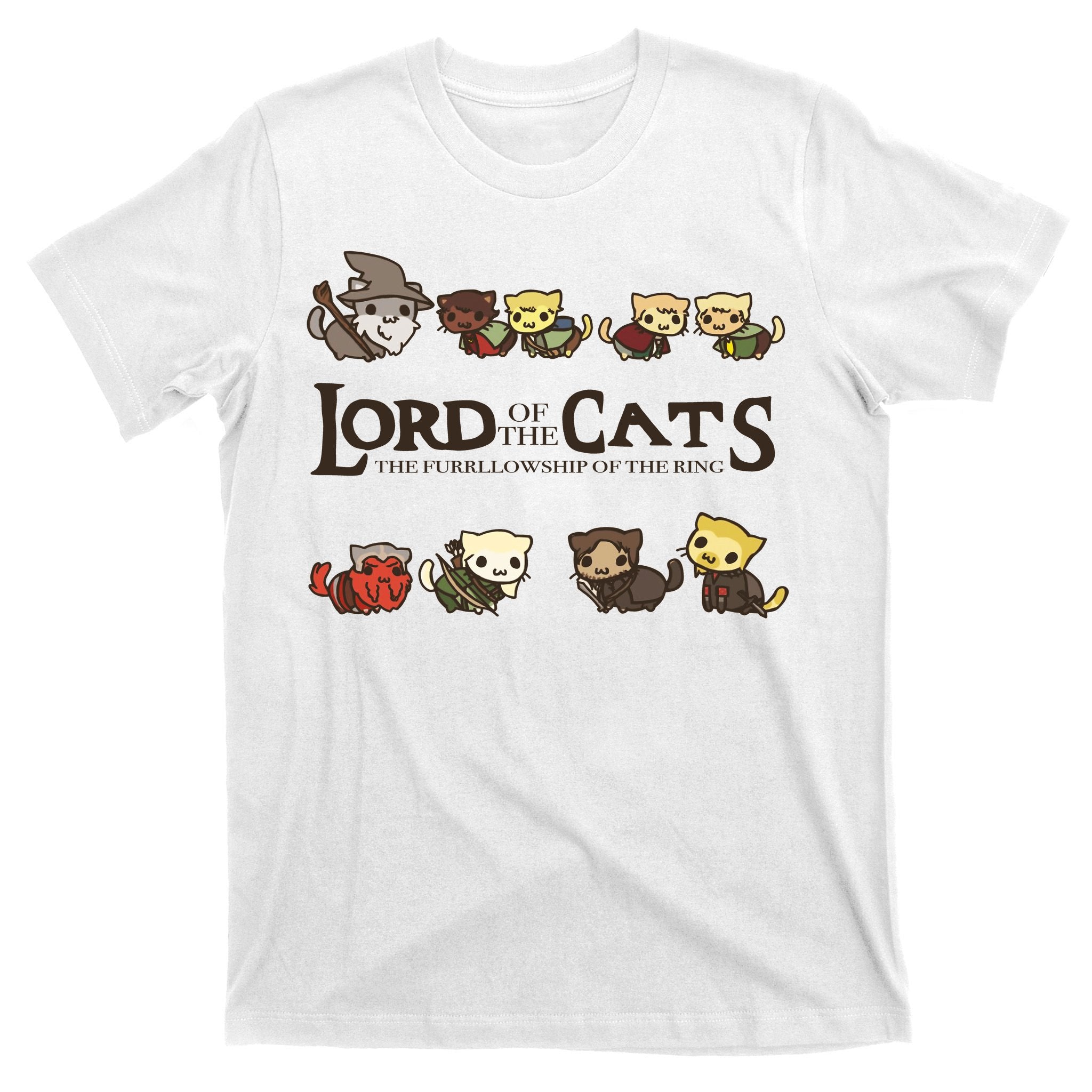 Lord Of The Cats The Furrllowship Of The Ring T-Shirt