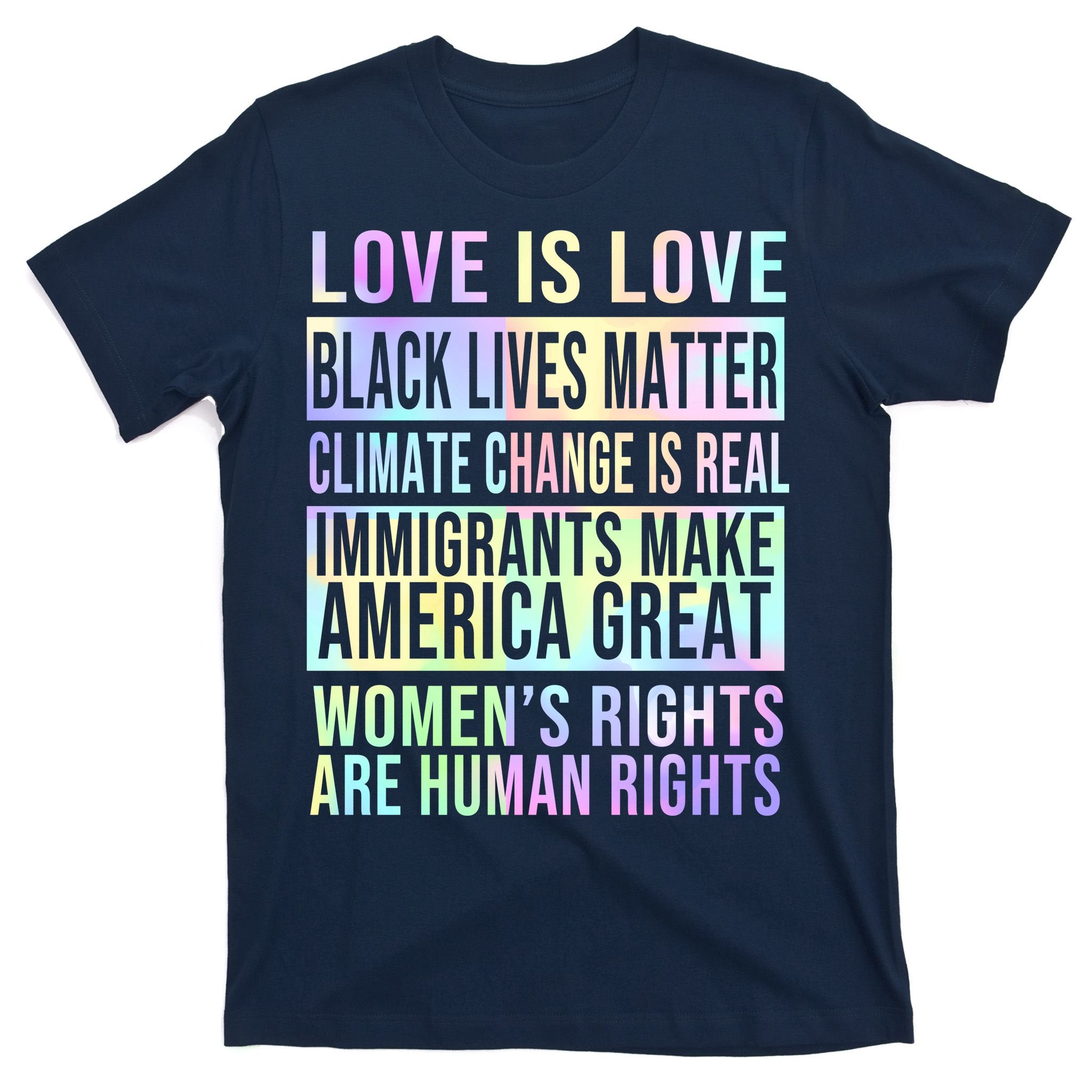 Love Is Love Black Lives Matter T-Shirt
