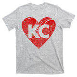 Love Kansas City Football Fan City Map T-Shirt