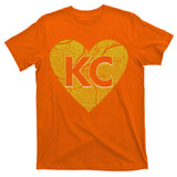 Love Kansas City Football Fan City Map T-Shirt