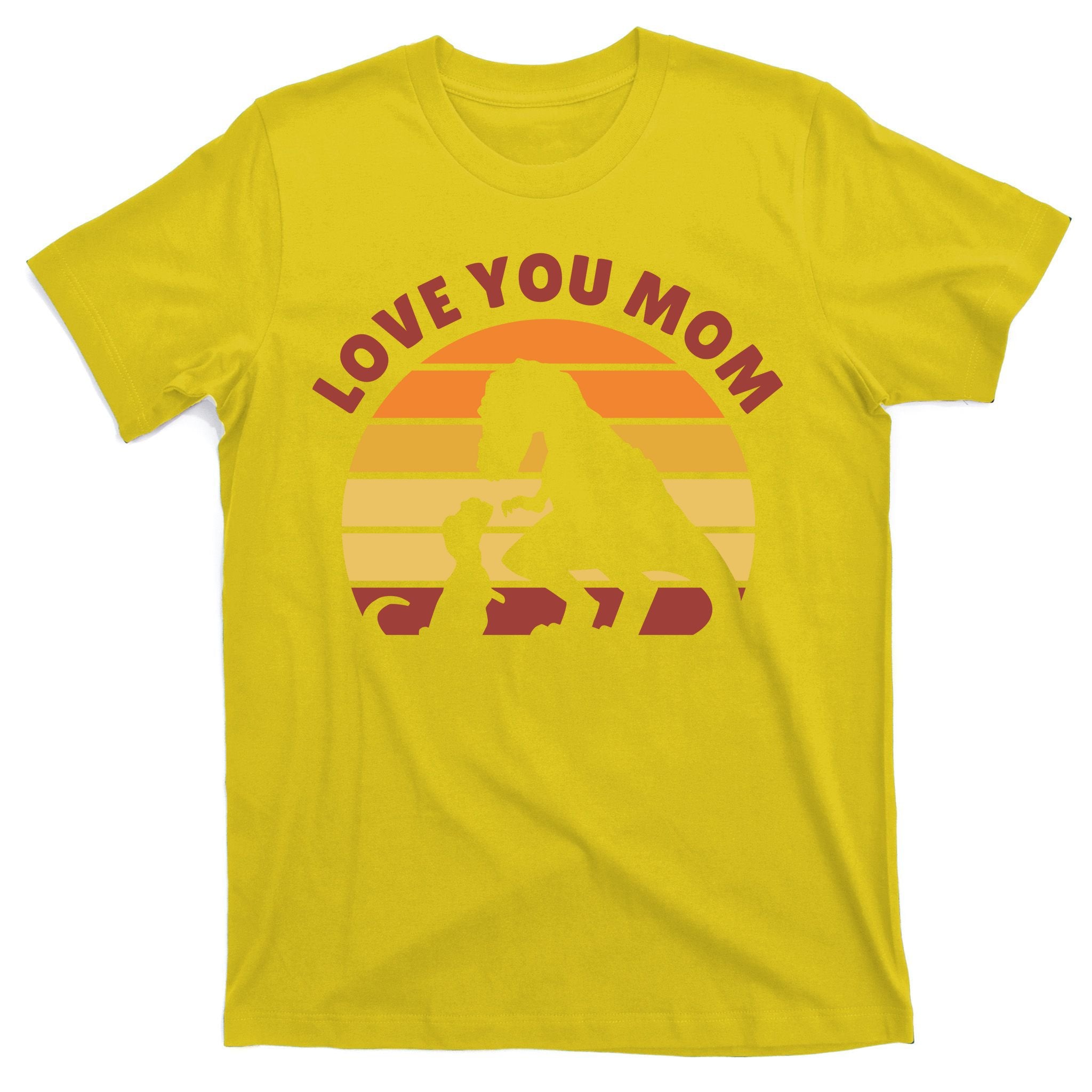 Love You Mom Dinosaur T-Shirt