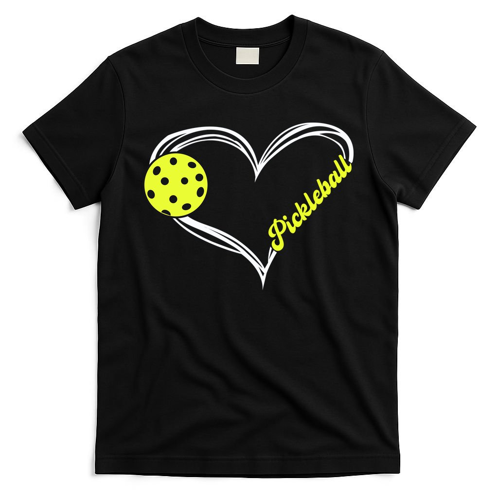 I Love Pickleball Cute Match T-Shirt