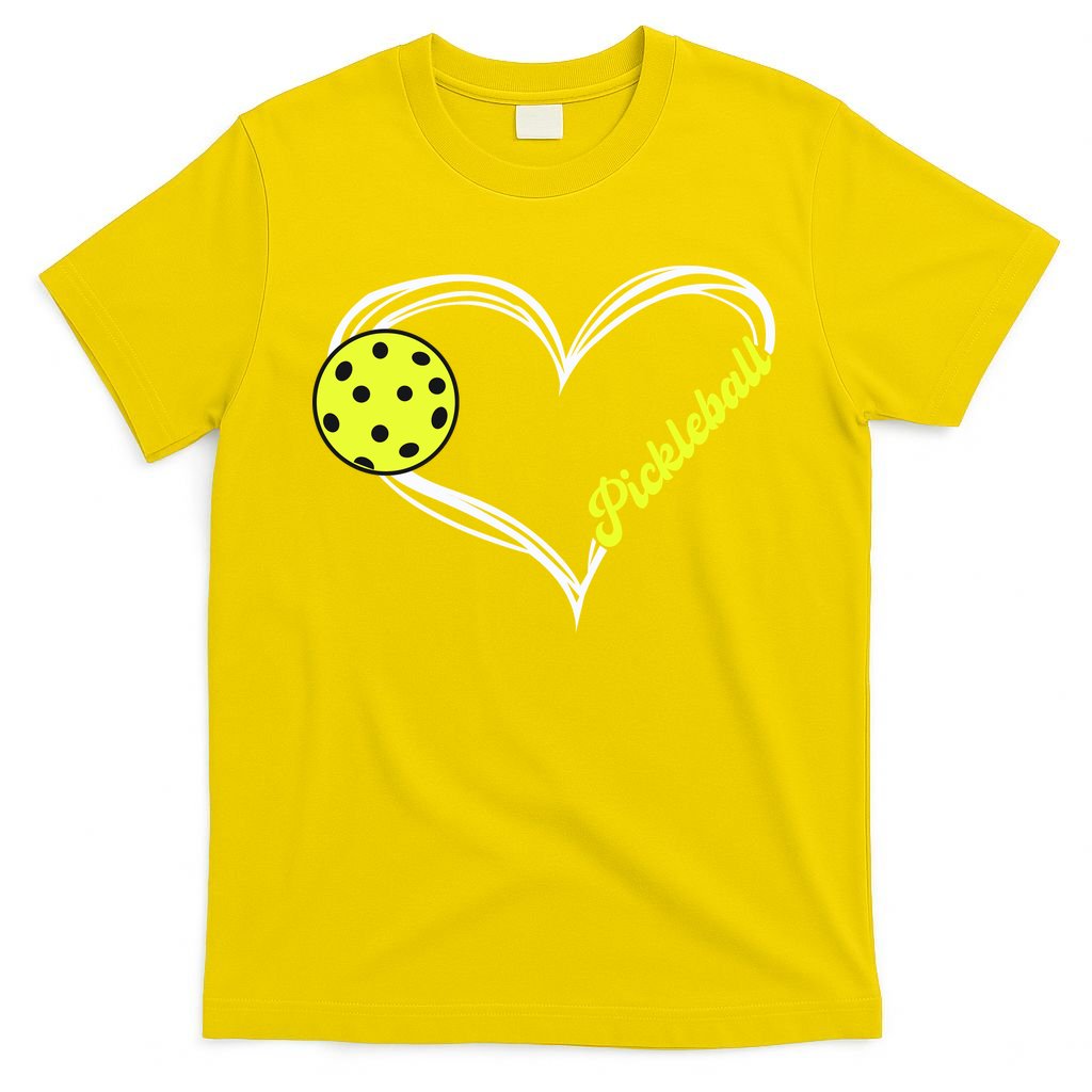 I Love Pickleball Cute Match T-Shirt