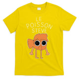 Le Poisson Steve Funny Fish Cartoon Trendy Meme Art T-Shirt
