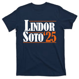 Lindor Soto 25 New York Fan T-Shirt