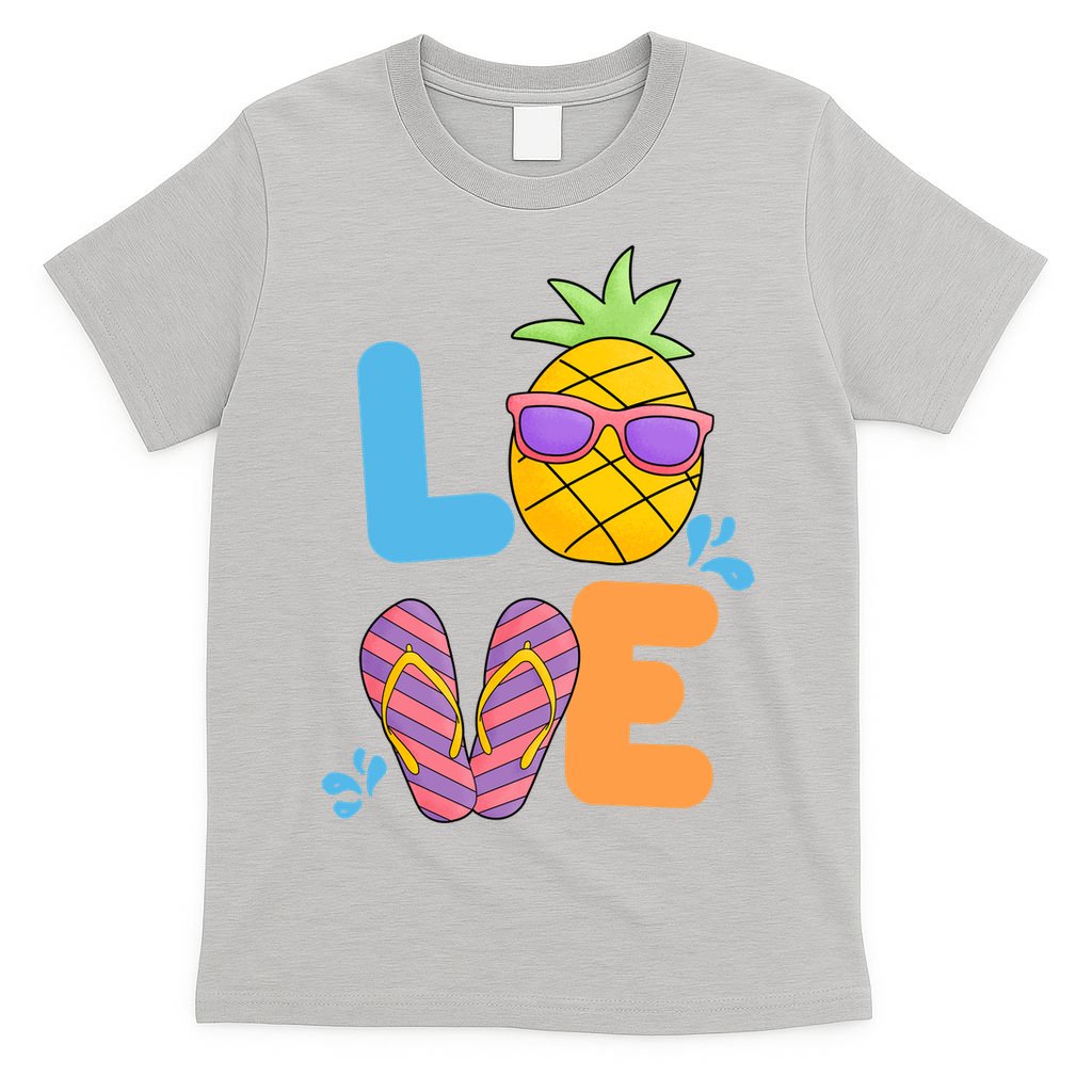 Love Summer Pineapple Cute T-Shirt