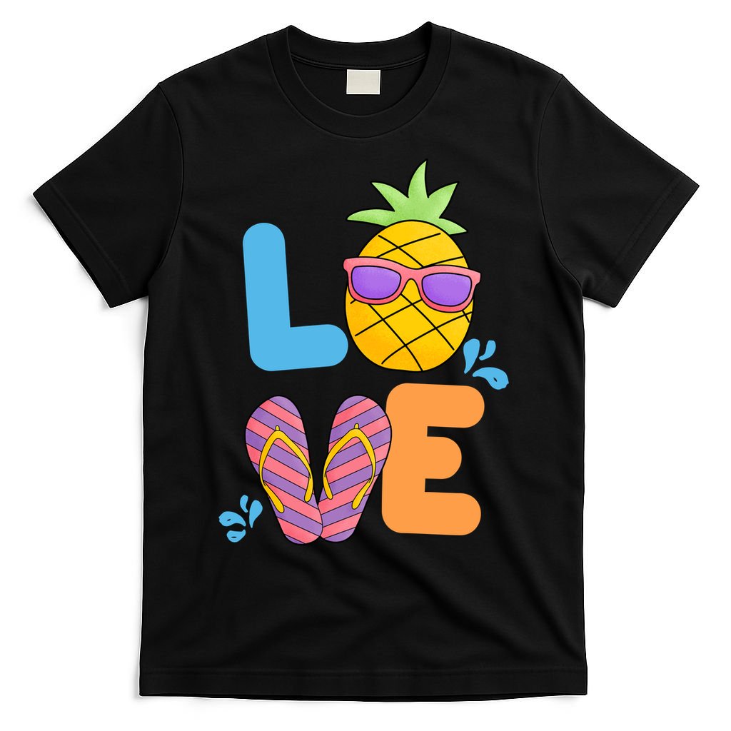 Love Summer Pineapple Cute T-Shirt
