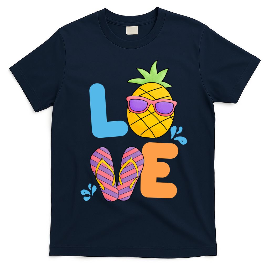 Love Summer Pineapple Cute T-Shirt