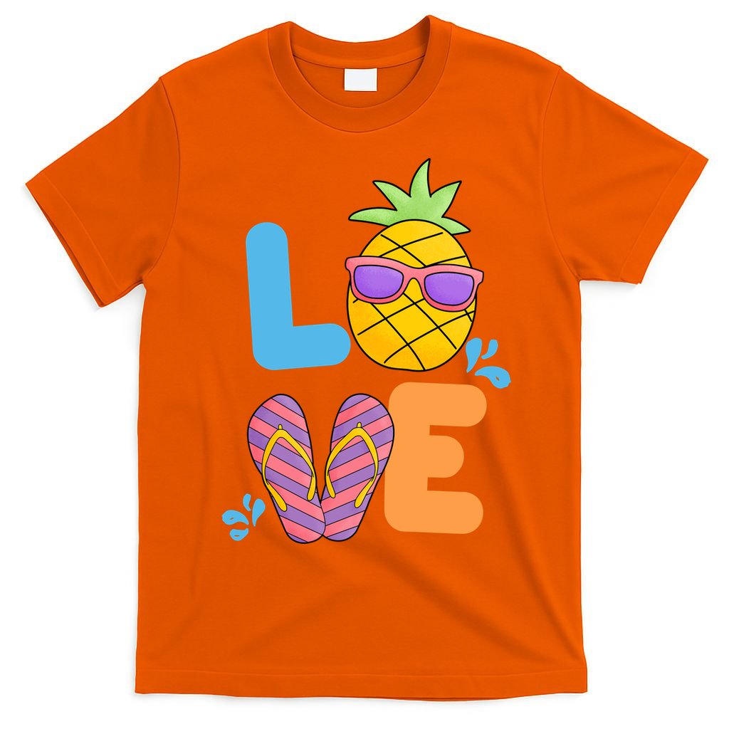 Love Summer Pineapple Cute T-Shirt