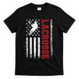 Lacrosse Usa Flag Lax T-Shirt