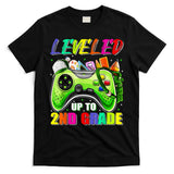 Leveled Up To 2nd Grade Gamer Back To School First Day Boys T-Shirt
