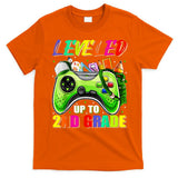 Leveled Up To 2nd Grade Gamer Back To School First Day Boys T-Shirt