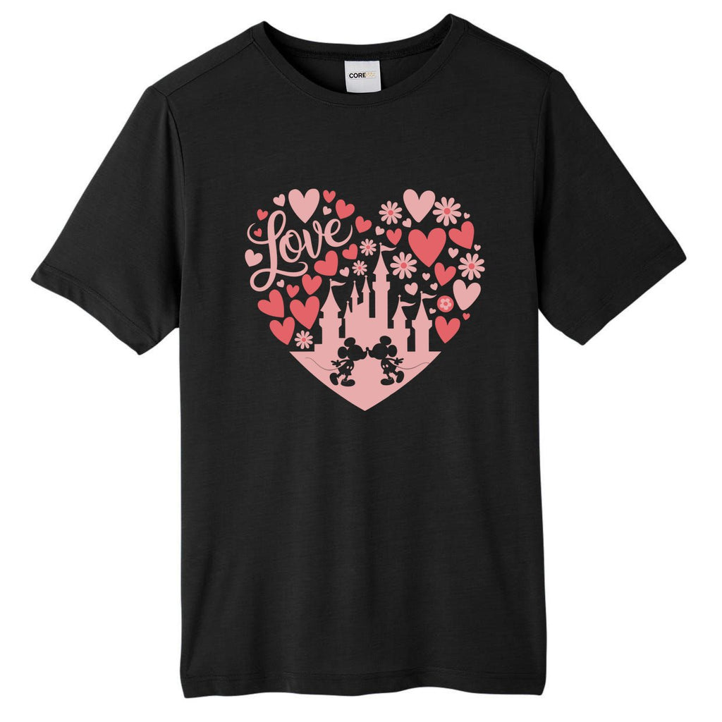 Love Valentine Couple Mouse Cute Magical Castle Tall Fusion ChromaSoft Performance T-Shirt