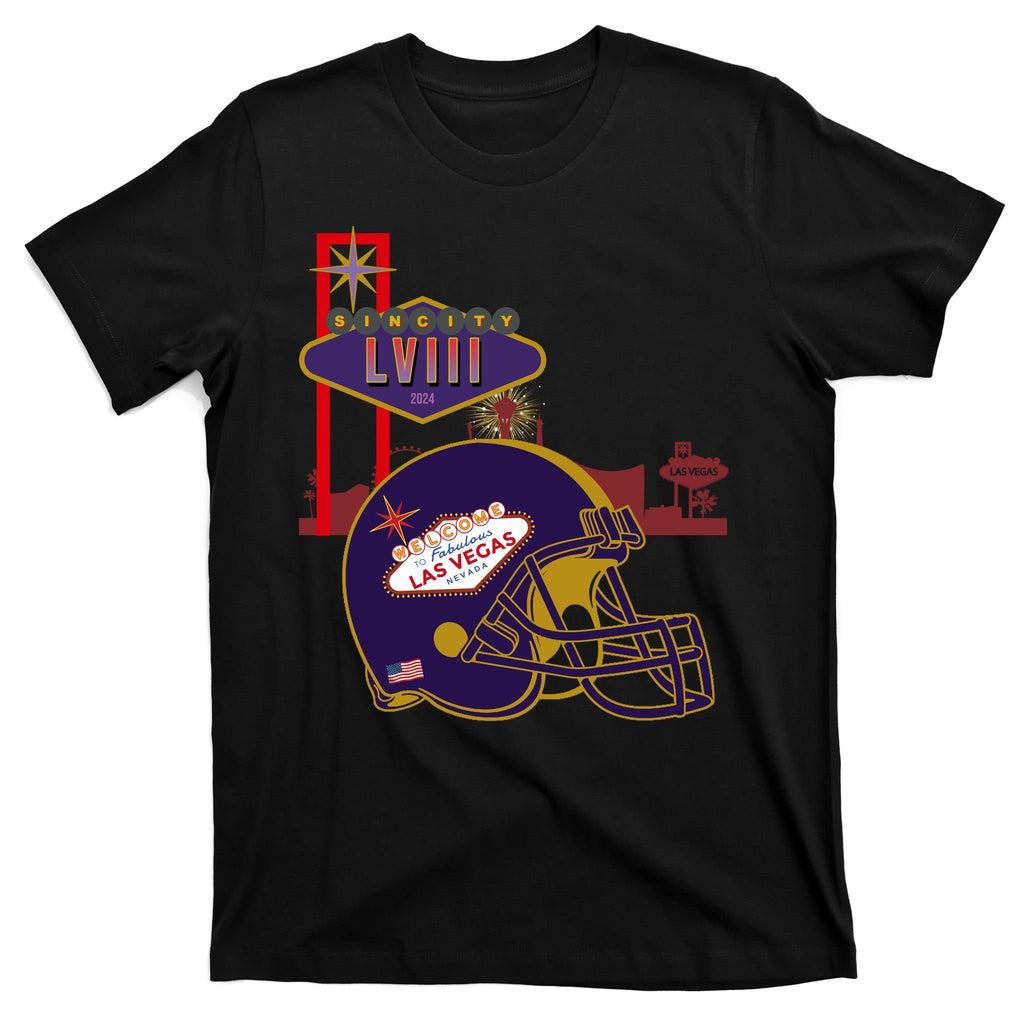 Las Vegas Football Party 2024 Football T-Shirt