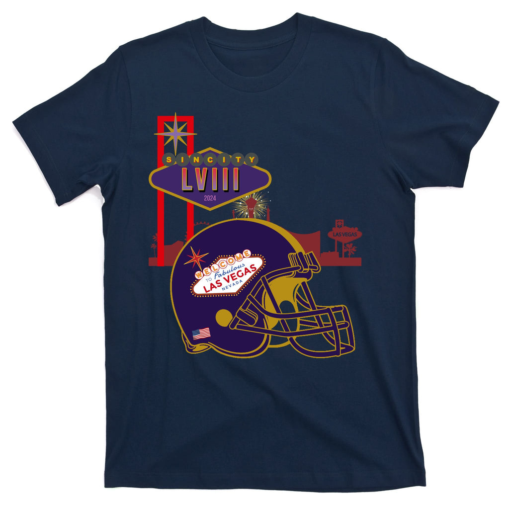 Las Vegas Football Party 2024 Football T-Shirt