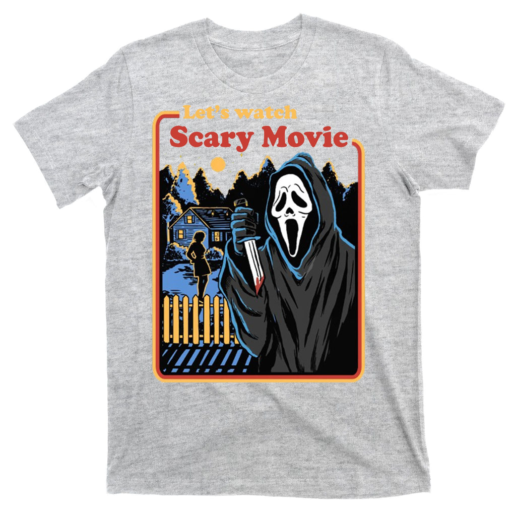 Let's Watch A Scary Movie Funny Halloween T-Shirt