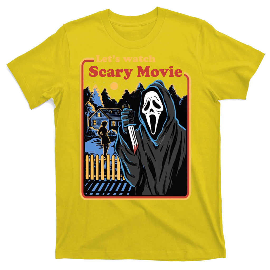 Let's Watch A Scary Movie Funny Halloween T-Shirt