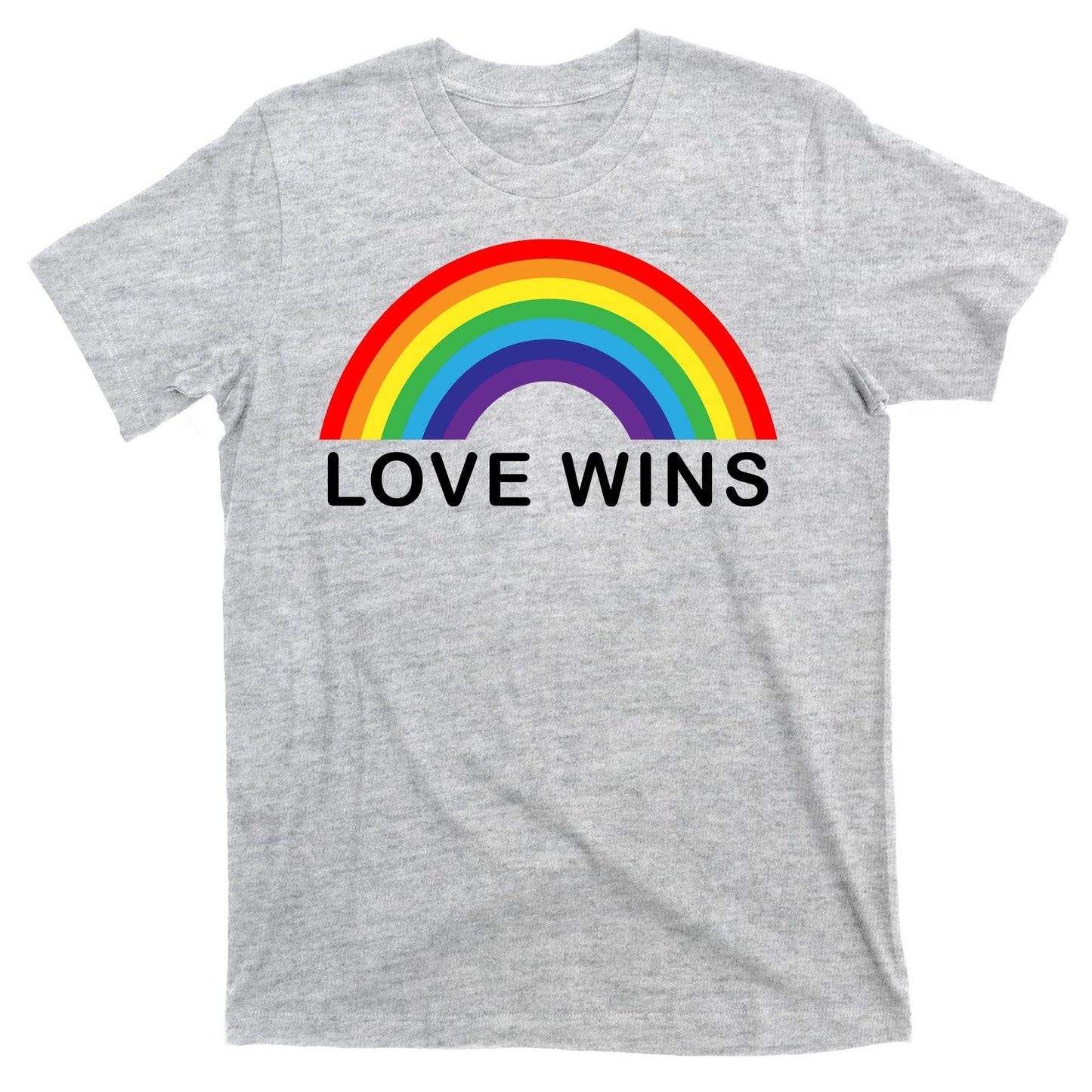 Love Wins Lgbtq Pride Month Rainbow T-Shirt