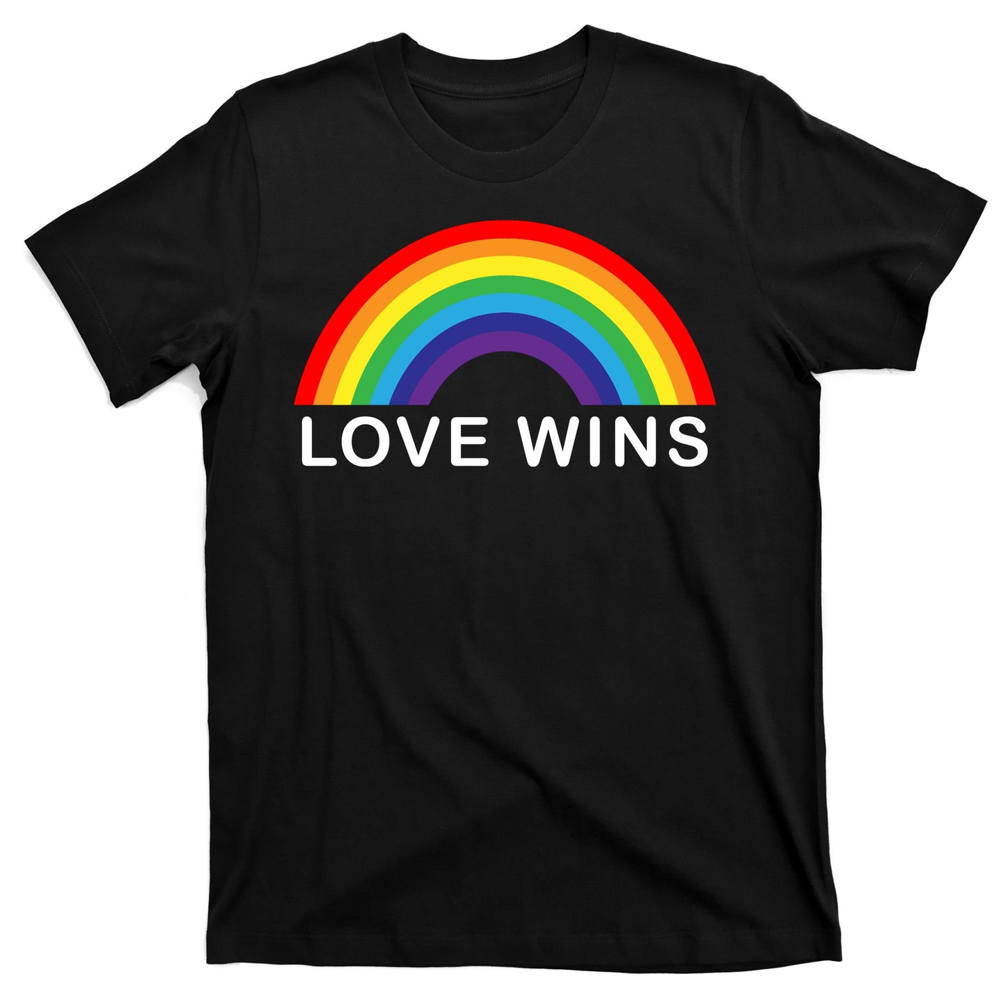 Love Wins Lgbtq Pride Month Rainbow T-Shirt
