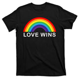 Love Wins Lgbtq Pride Month Rainbow T-Shirt