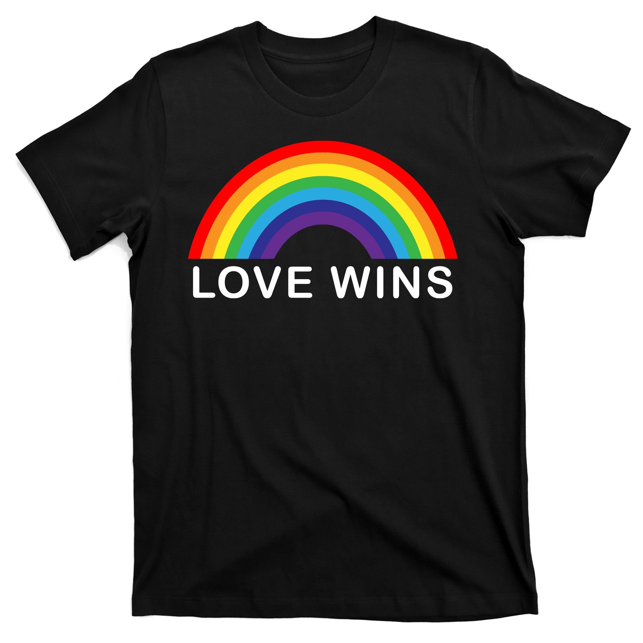 Love Wins Lgbtq Pride Month Rainbow T-Shirt