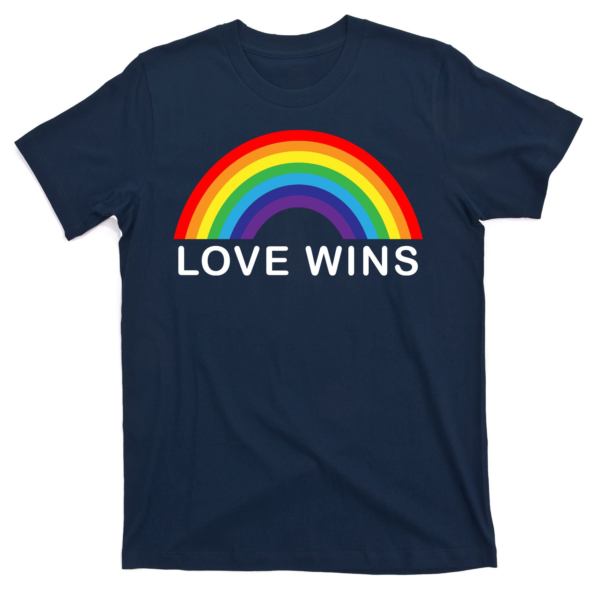 Love Wins Lgbtq Pride Month Rainbow T-Shirt