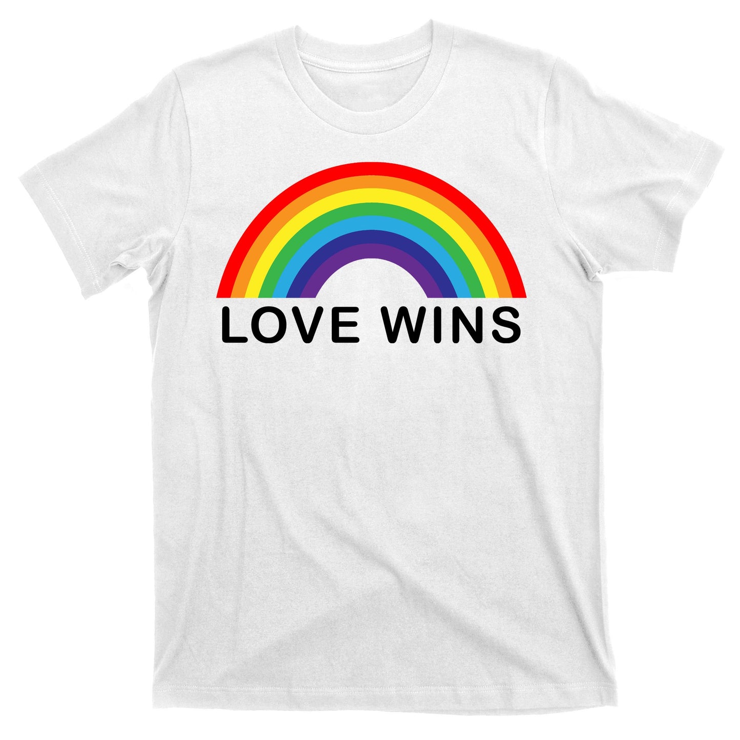 Love Wins Lgbtq Pride Month Rainbow T-Shirt