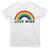 Love Wins Lgbtq Pride Month Rainbow T-Shirt