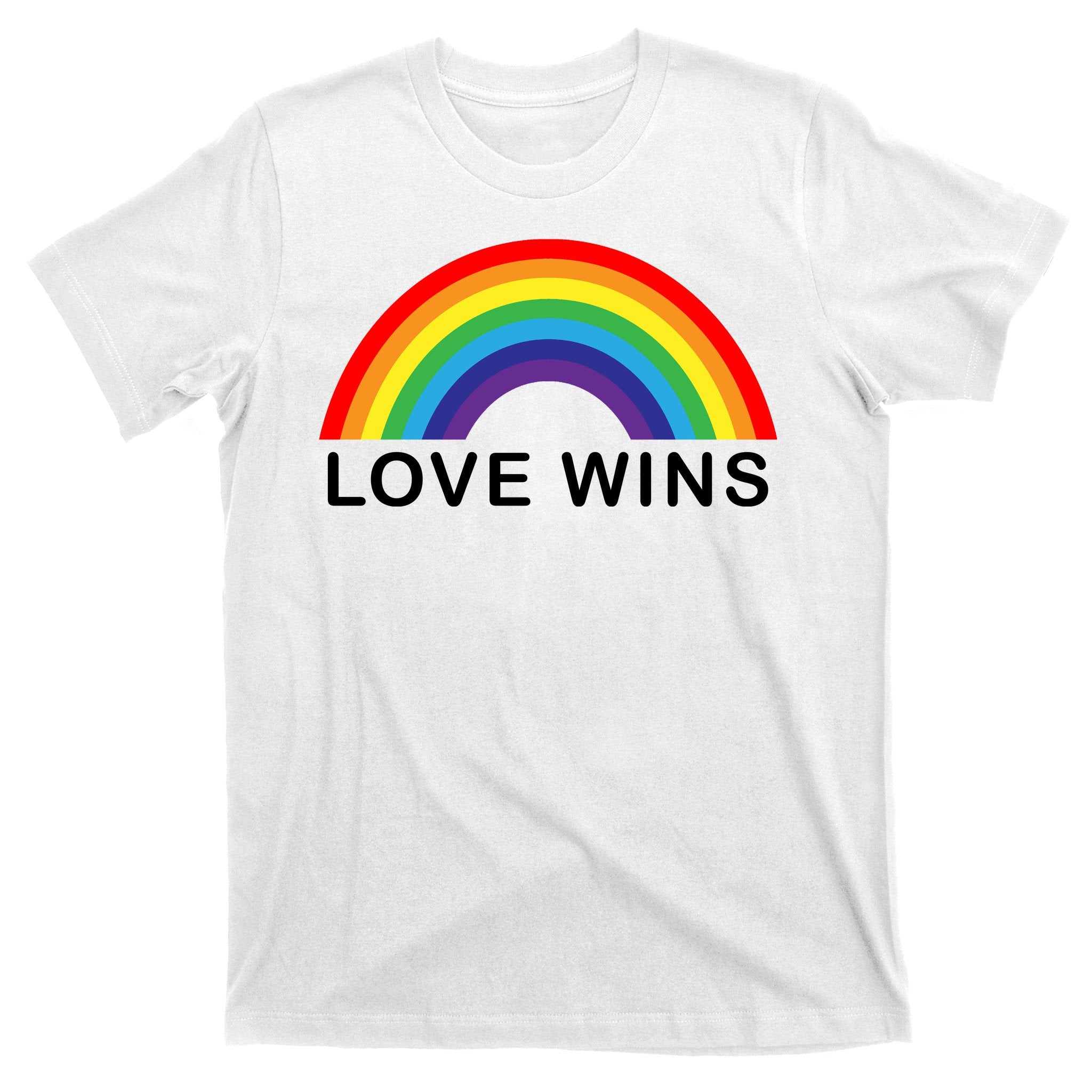 Love Wins Lgbtq Pride Month Rainbow T-Shirt