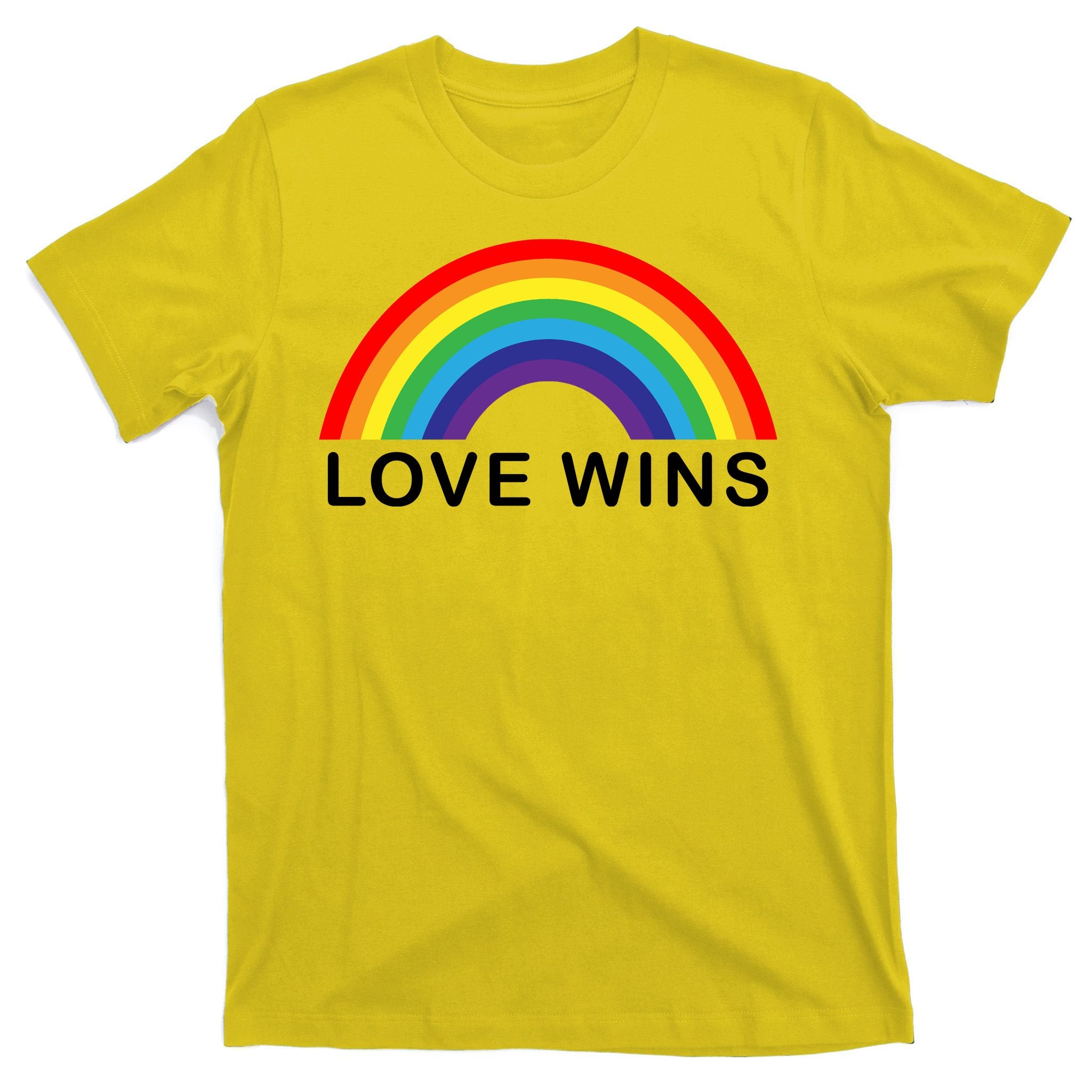 Love Wins Lgbtq Pride Month Rainbow T-Shirt