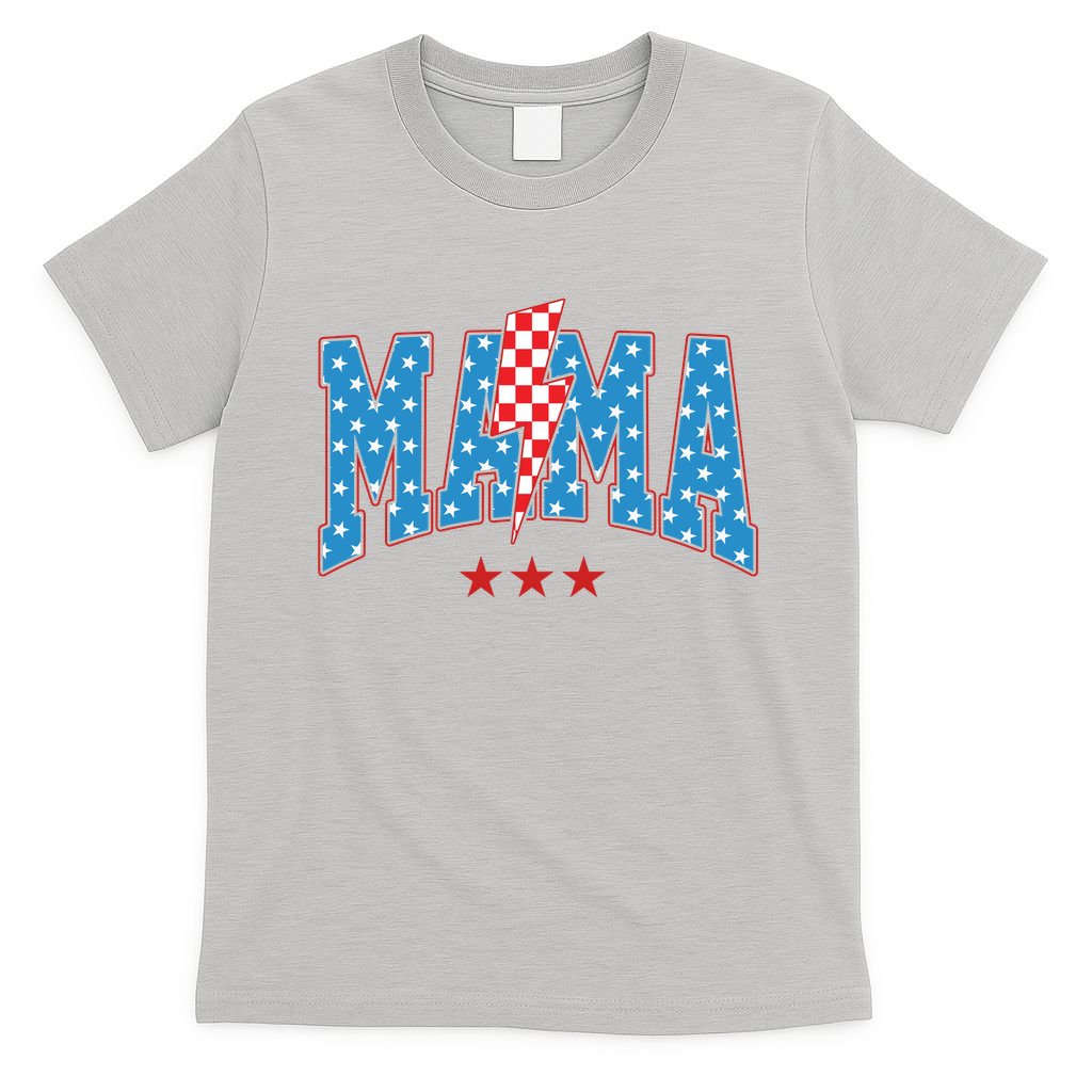 Mama 4th Of July Usa Festive T-Shirt