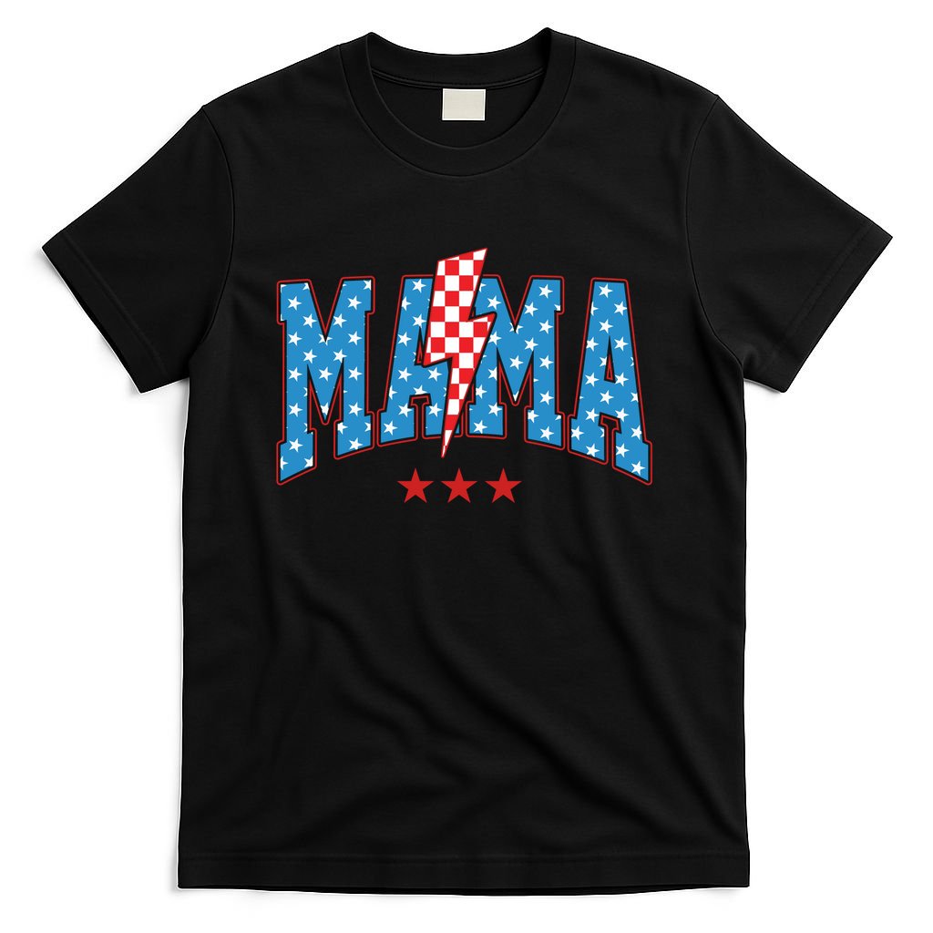 Mama 4th Of July Usa Festive T-Shirt