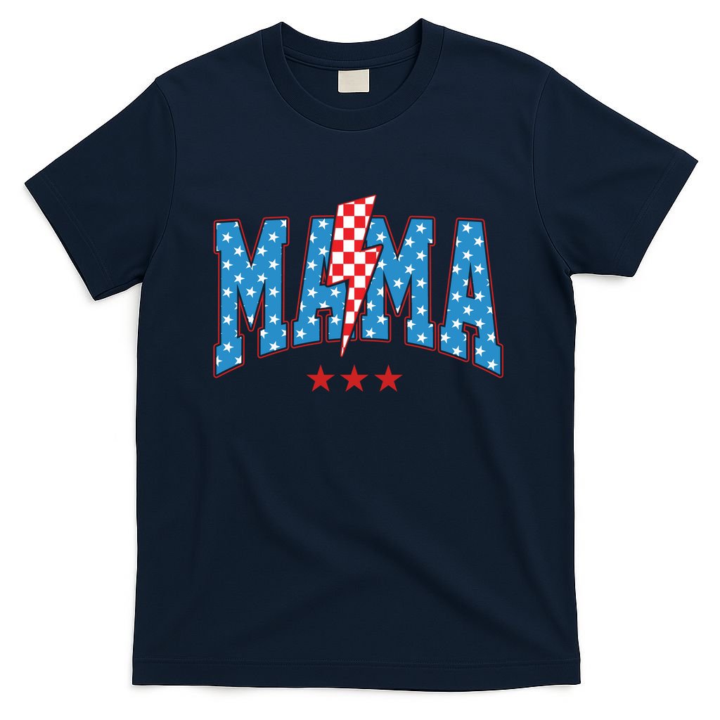 Mama 4th Of July Usa Festive T-Shirt