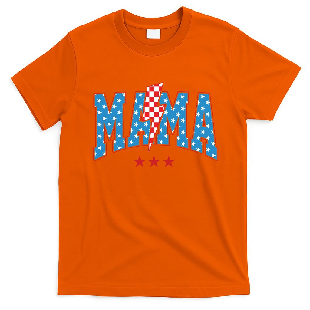 Mama 4th Of July Usa Festive T-Shirt