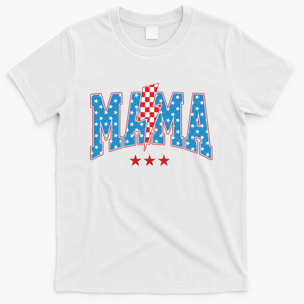 Mama 4th Of July Usa Festive T-Shirt
