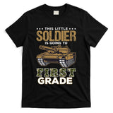 Military Army Camo Tanks First Grade Back To School T-Shirt